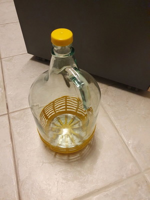 Glass damjanna 5 liters like new
