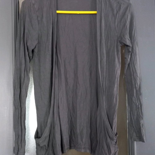 New Look cardigan cotton gray like new