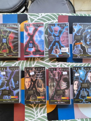 The X-Files VHS Πλήρης συλλογή 12 κασετών σαν καινούργιο