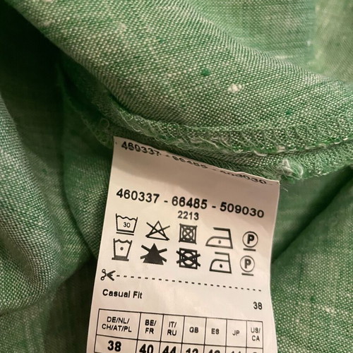 Gerry Weber women's blouse like new, green, 100% linen, size M