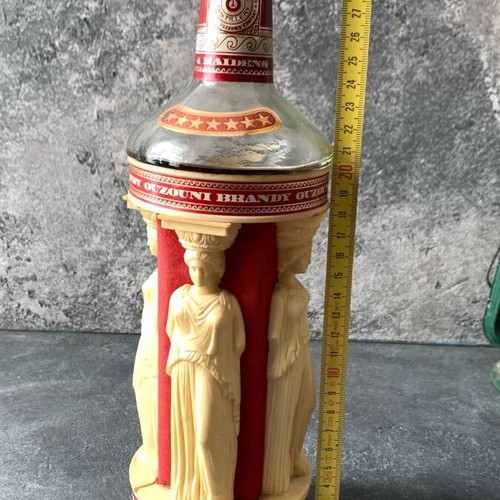 Old bottle used, empty