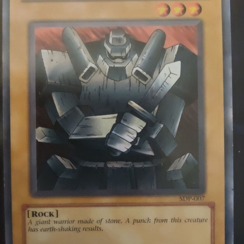 Giant Soldier of Stone yugioh card like new