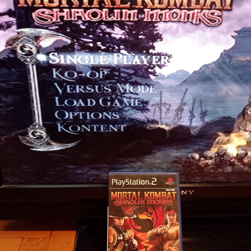 Mortal Kombat: Shaolin Monks PlayStation 2 used, with case without manual