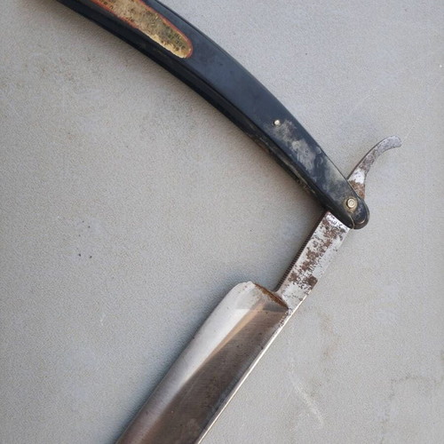 Puma Solingen Model 18 Vintage Straight Razor used