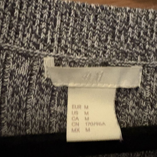 H&M dress size M like new, grey