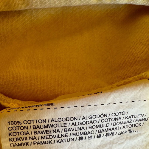 Mango denim jacket new, yellow, size medium