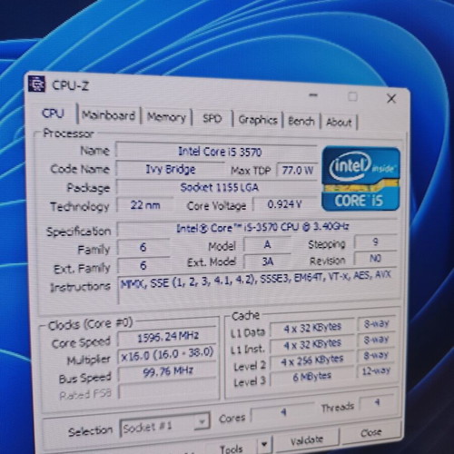 Gaming PC i5-3570 GTX 650 like new, 8GB RAM, SSD 110GB, Windows 11 Pro