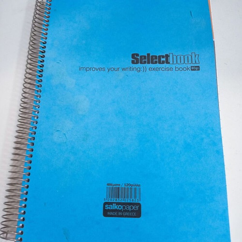 Spiral notebooks like new, 2 pieces, 18x24 cm, 4 subjects