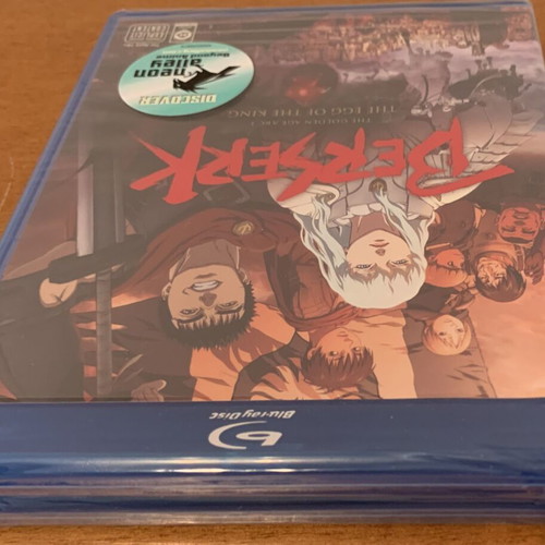 Berserk Vol#.1+Vol.#2 The Golden Age Arc I+II Blu-Ray new, sealed