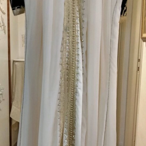 Baroque velvet dress with gold embroidery, maxi formalwear