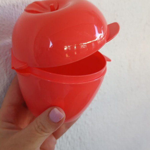 Tupperware apple container new, airtight food storage