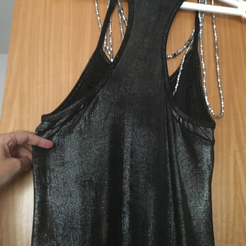 Vintage Miss Sixty metallic blouse dress like new, size M