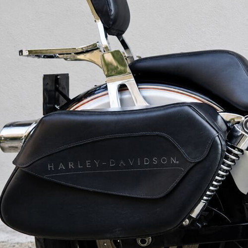 Harley-Davidson leather side bags set used