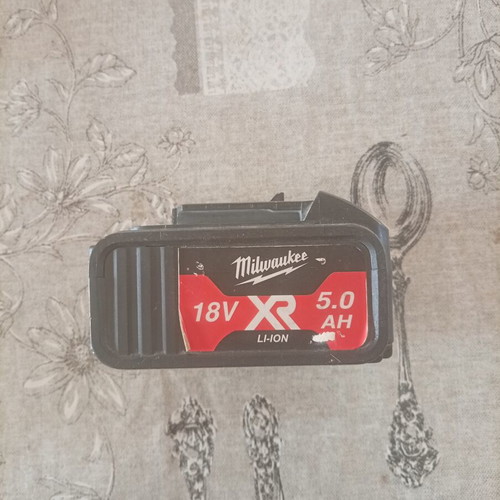Milwaukee rechargeable battery used