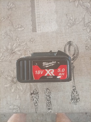 Milwaukee rechargeable battery used