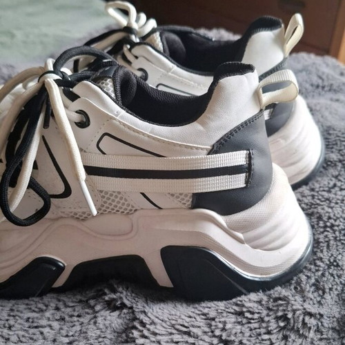 Mairiboo sneakers like new, black and white, size 39