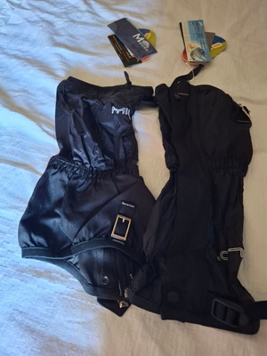 Milo Ugo waterproof hiking and snow gaiters with Aquatex membrane