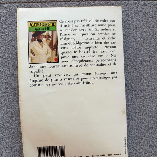 Book Agatha Christie Death on the Nile used, in French