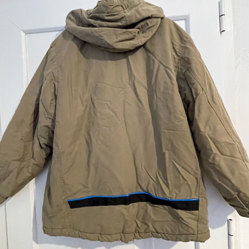 Benetton vintage boys anorak age 8-9 excellent condition khaki green