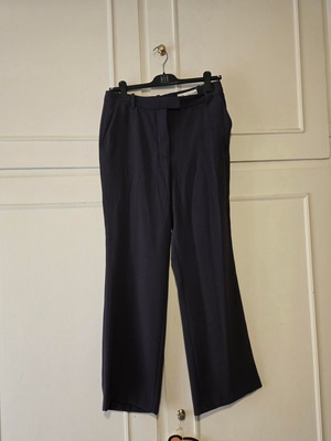 Zara women's fabric pants gray like new, size S