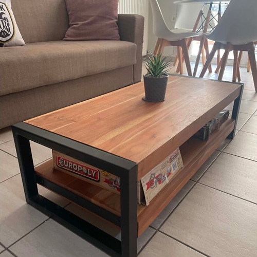 Wooden coffee table