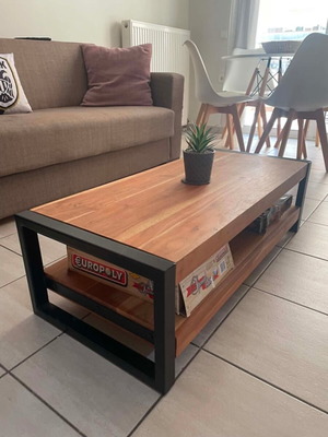 Wooden coffee table
