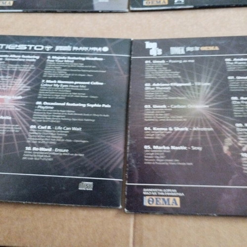 Top Djs pack of 7 CD albums used, electronic music