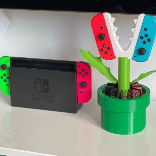 Piranha Plant JoyCon Grip new for Nintendo Switch