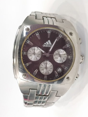 Часовник Adidas Chronograph употребяван, черен, нуждае се от батерия