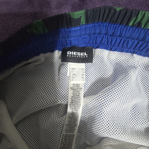 Diesel swim shorts size M, blue