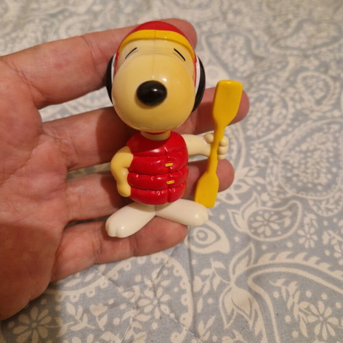 Snoopy vintage collectible figure used, McDonald's 1999 World Tour