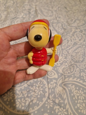 Snoopy vintage collectible figure used, McDonald's 1999 World Tour