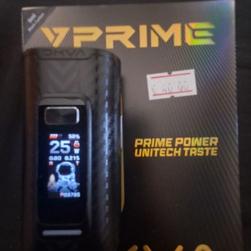 OXVA VPRIME DTL device like new with 0.96-inch screen and 2600mAh battery