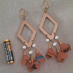 Large impressive earrings new