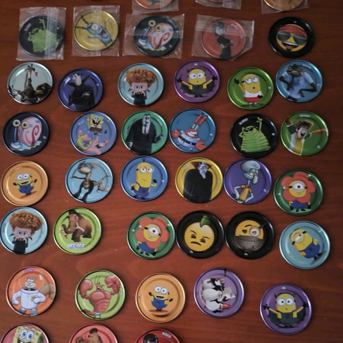Chipicao metal collectible caps, pack of 42