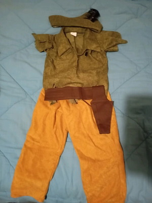 Αποκριάτικη στολή Ρομπέν των δασών καινούργια για 4 ετών