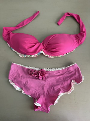 Madame Shou Shou lollipop bikini used, pink, size M