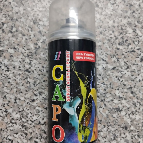Spray varnish transparent glossy new