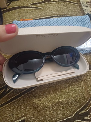 Opal Eyewear дамски овални поляризирани слънчеви очила петрол нови