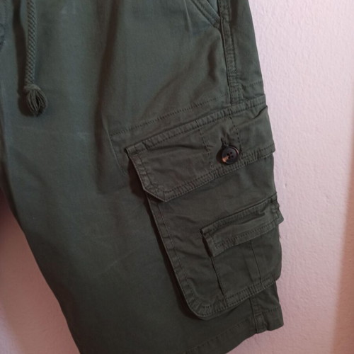 Men's cargo shorts khaki like new, size S