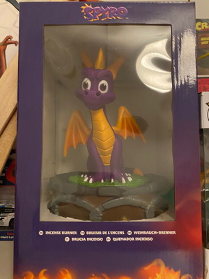 Spyro figure new, incense burner