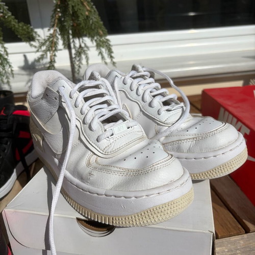 Nike Air Force 1 women's shoes, white, size 38
