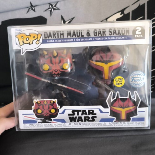 Funko Pop Star Wars Darth Maul & Gar Saxon 2-Pack like new