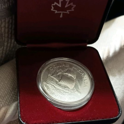 Canada coin used, silver, from 1979