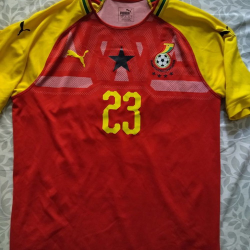 Ghana national football jersey used, size Medium, Large