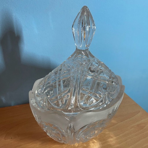 Crystal fondue pot new German made