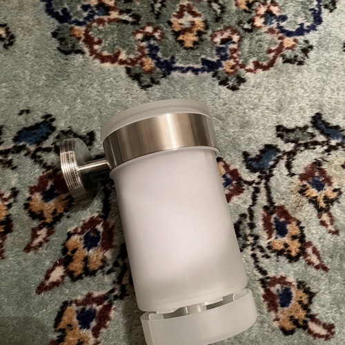 Vase for wall new, glass and plastic