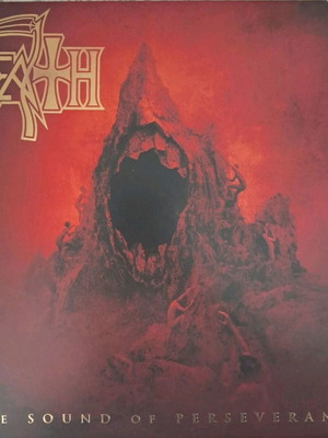 Death The Sound of Perseverance διπλό LP, πρώτη έκδοση με ανάγλυφο λογότυπο
