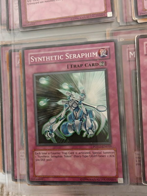 Yu-Gi-Oh card Synthetic Seraphim like new
