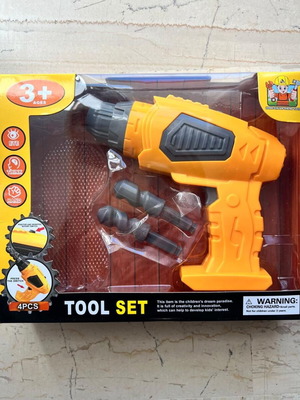 Electric screwdriver and saw set with sound and light like new
